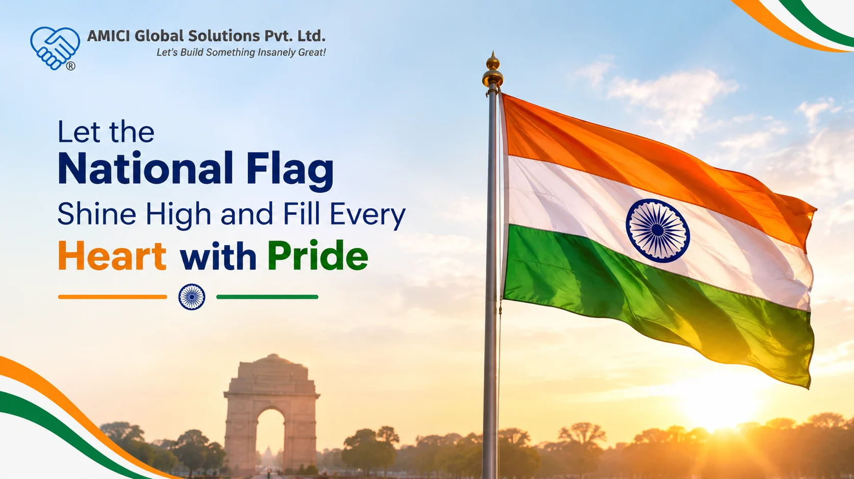 Let the National Flag Shine High and Fill Every Heart with Pride